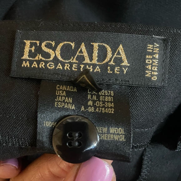 Escada and Valentino slacks; I have 2 pair 1 one of each in black - Picture 1 of 10